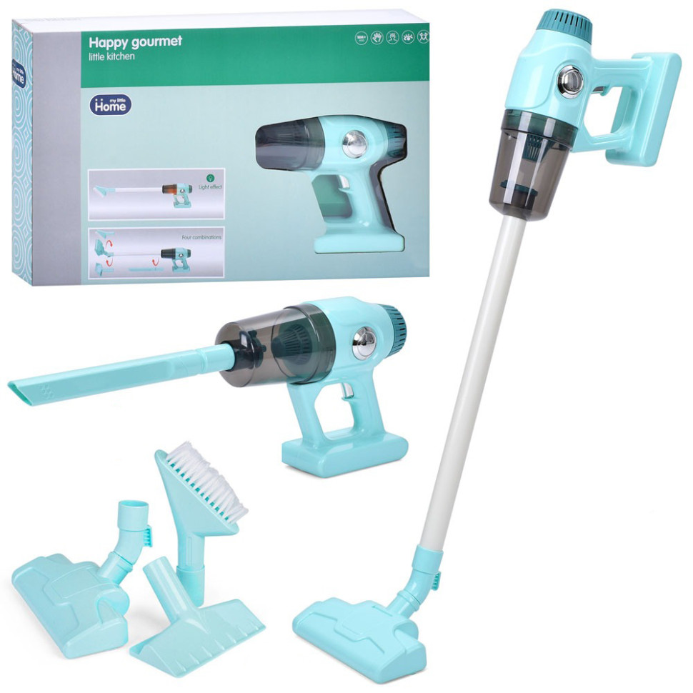 Children's household appliances "Vacuum Cleaner" A1011-2 change attachments, sound, light