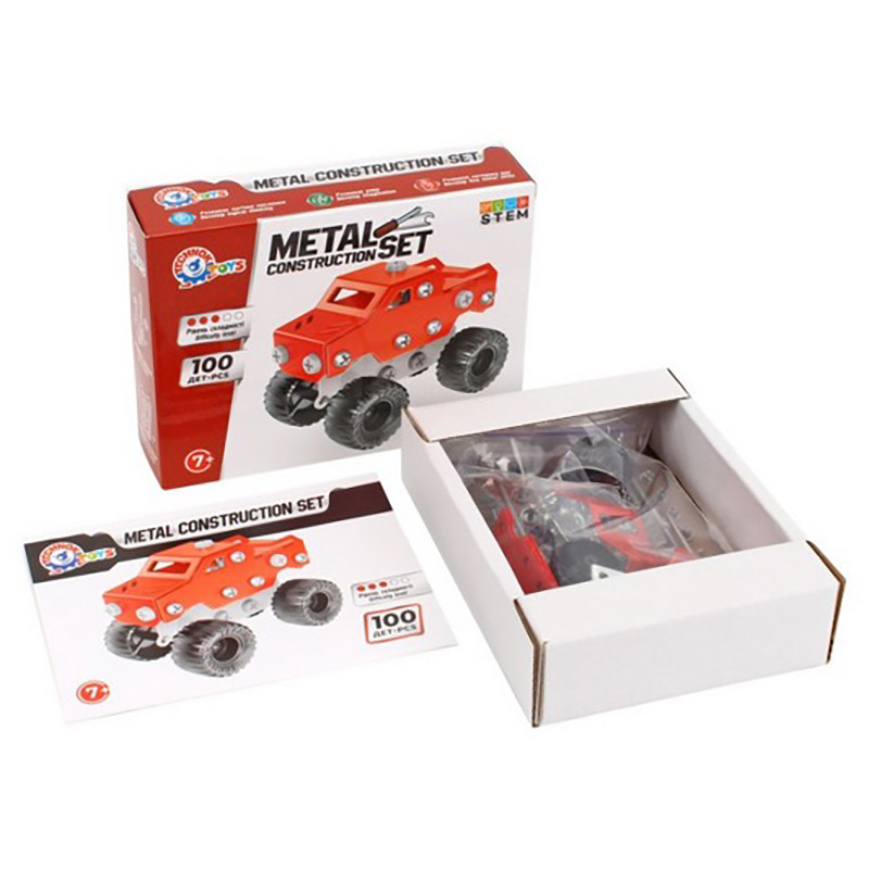 Children's metal construction set 1317TXK 100 pieces Children's metal construction set 1317TXK 100 pieces