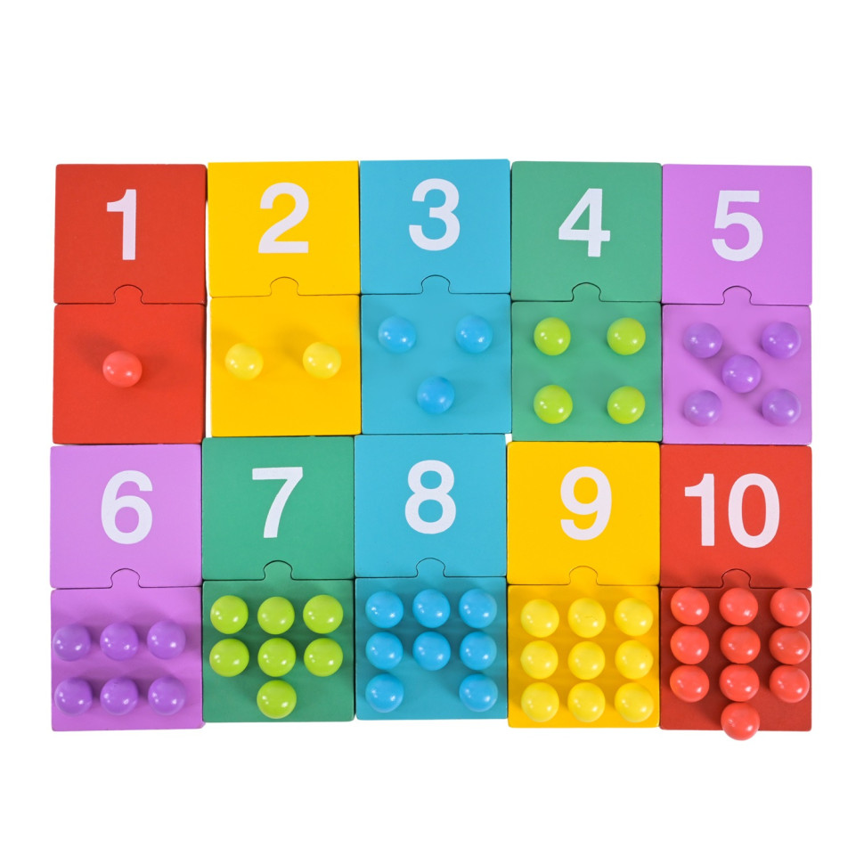 Children's wooden toy "Numbers" C9412 number puzzles, beads Children's wooden toy "Numbers" C9412 number puzzles, beads