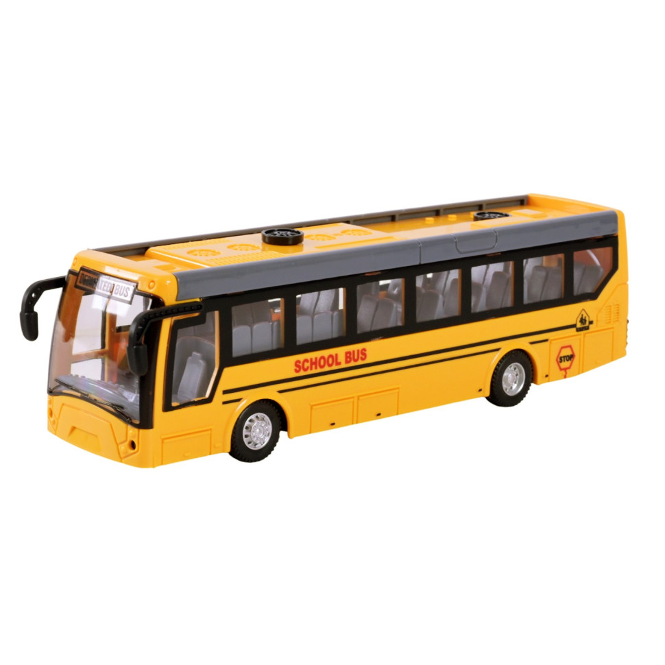 Children's radio-controlled bus 135-1 yellow