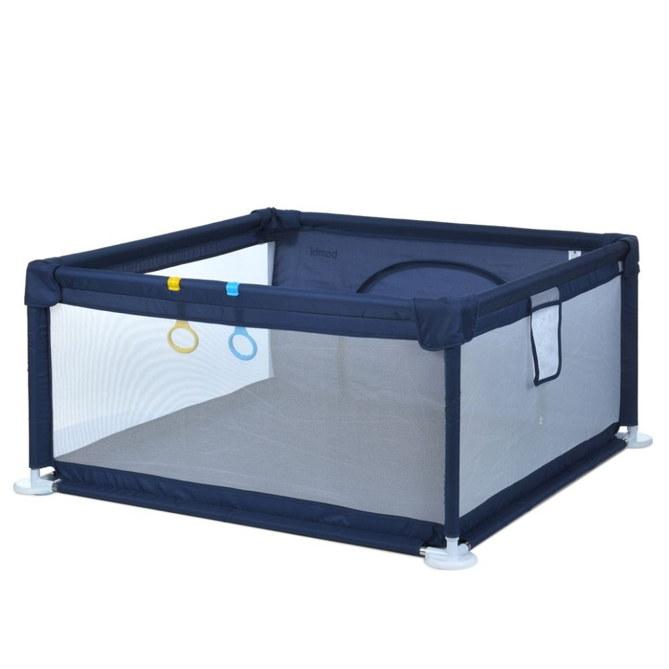 Baby cot-playpen MR 1339-BL, width with legs 132 cm