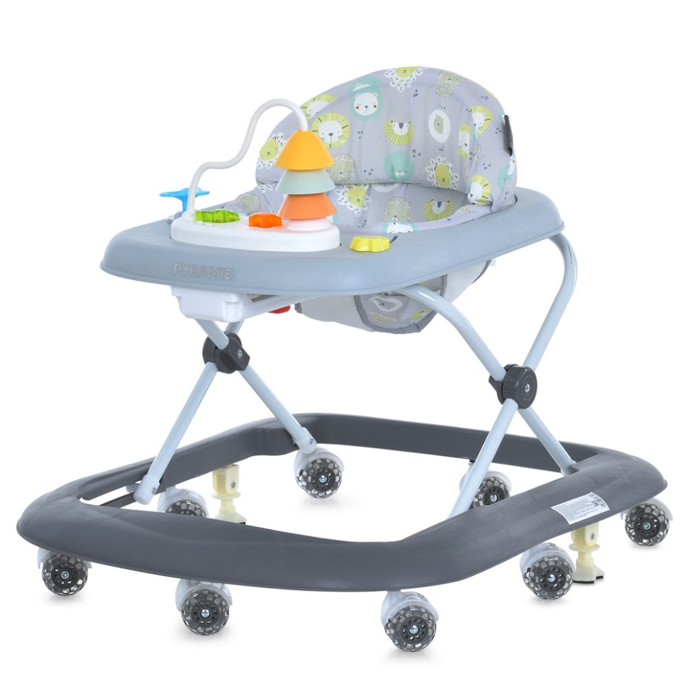 Baby Walkers Pyramid ME 1217 Gray, music, light