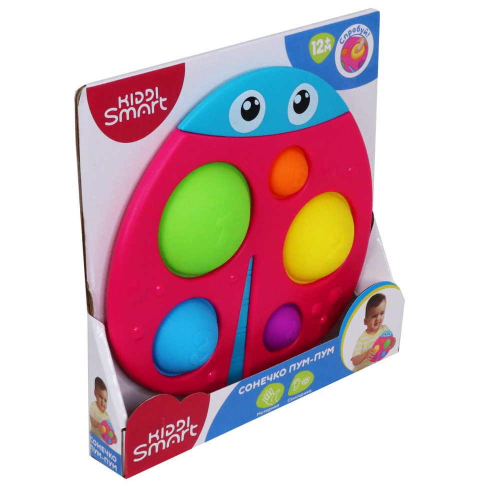 Детская сенсорная игрушка "Божая коровка Пум-пум" KIDDI SMART 4520-KS Детская сенсорная игрушка "Божая коровка Пум-пум" KIDDI SMART 4520-KS
