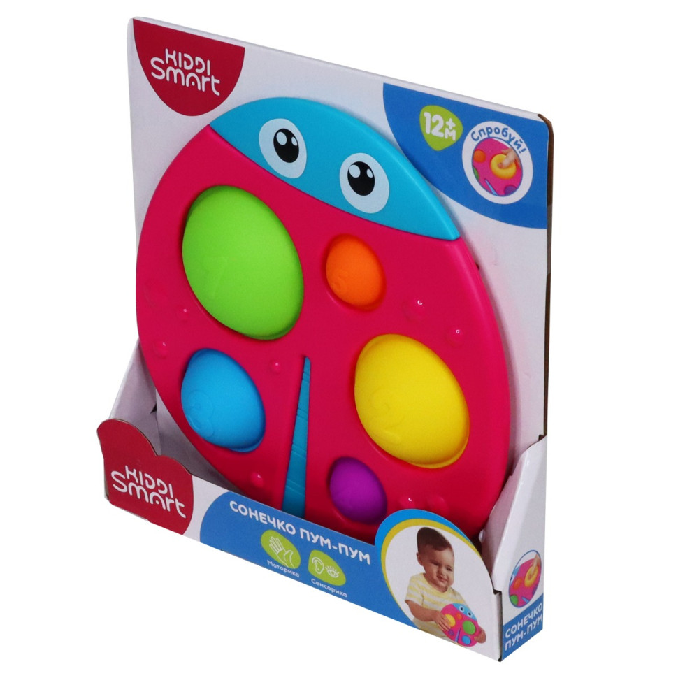 Детская сенсорная игрушка "Божая коровка Пум-пум" KIDDI SMART 4520-KS Детская сенсорная игрушка "Божая коровка Пум-пум" KIDDI SMART 4520-KS