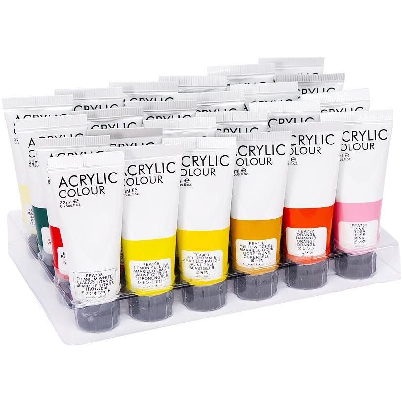 Acrylic paint set "Art Ranger" Bambi PA32.24022.A, 24 colors