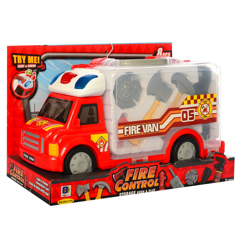 Firefighter Playset with Car 661-175 (car with light)
