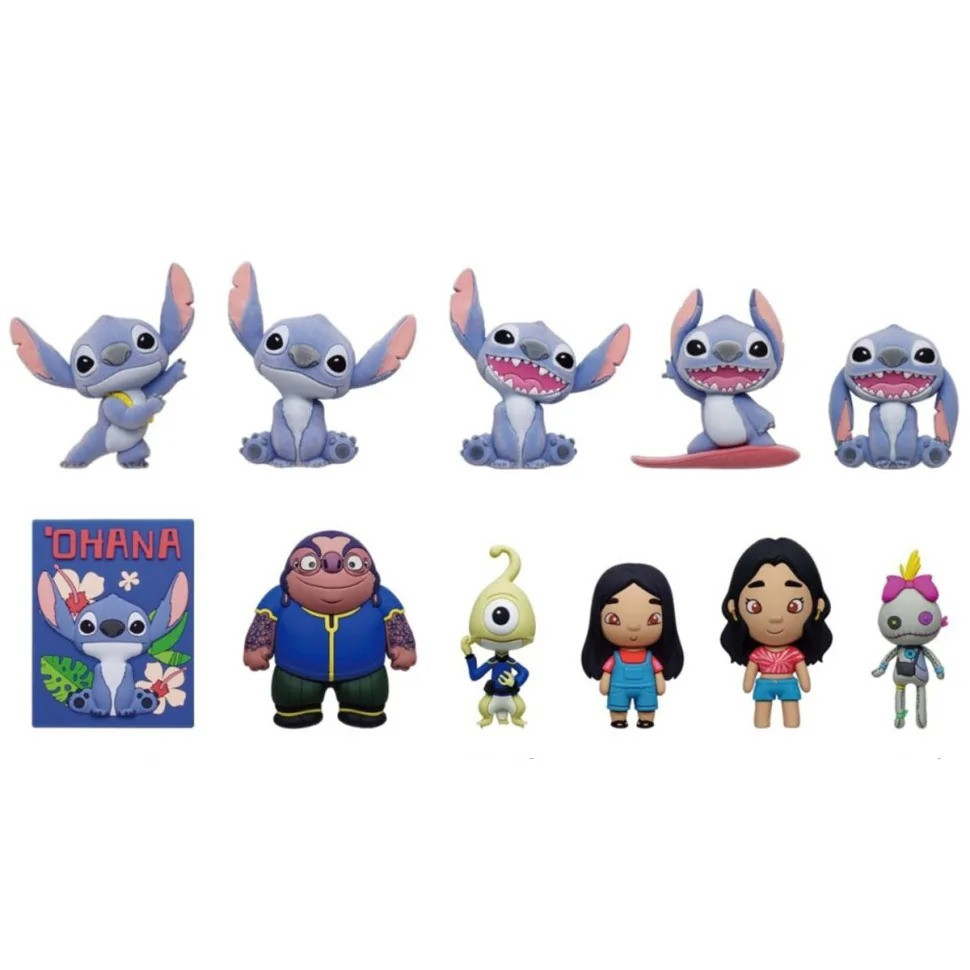 Monogram 84060 "Lilo and Stitch" series action figure on clip-on Monogram 84060 in assortment
