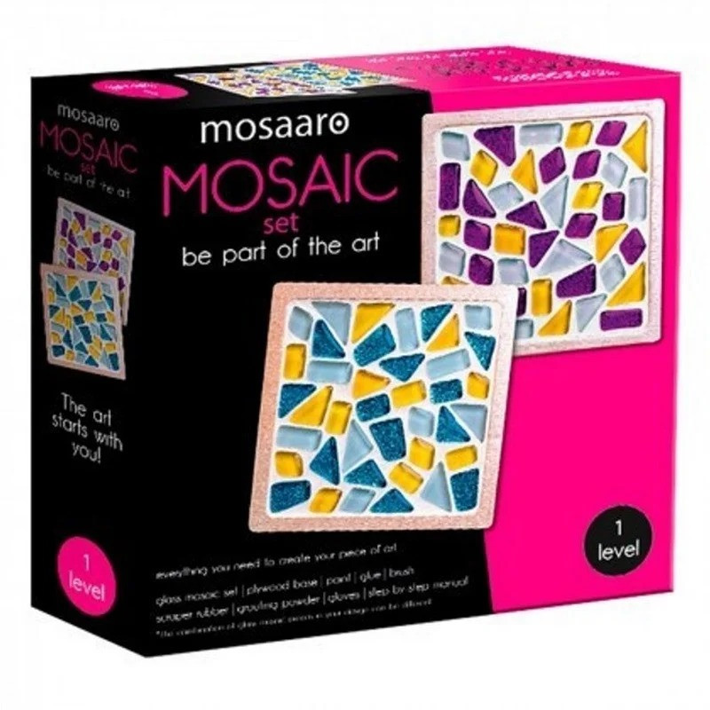 Glass Mosaic Set "Cup Holders" MA1002 Square