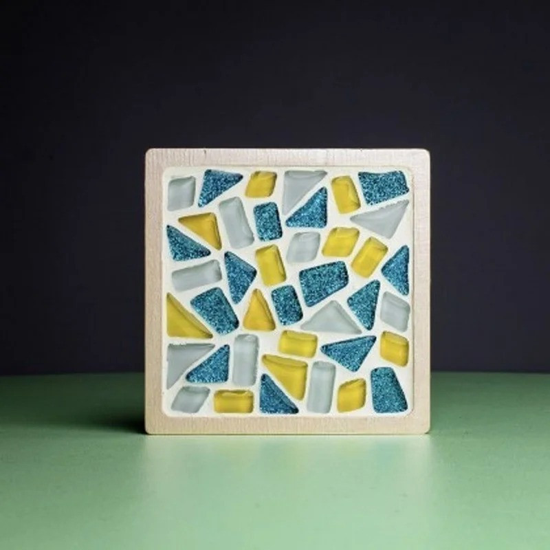 Glass Mosaic Set "Cup Holders" MA1002 Square