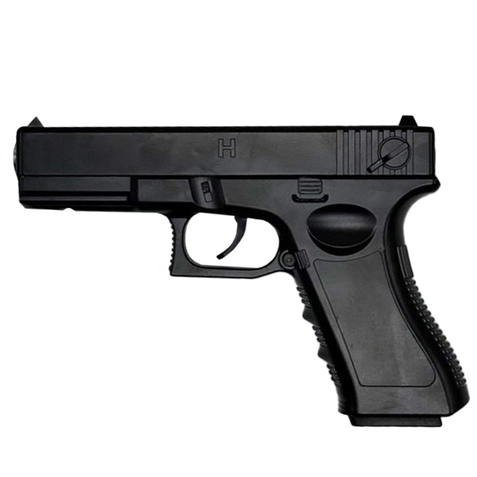 Children's toy gun with bullets C7P black