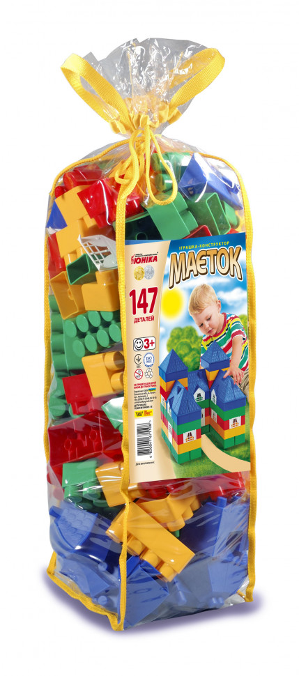 Children's Construction Set Estate 71108, 147 large pieces