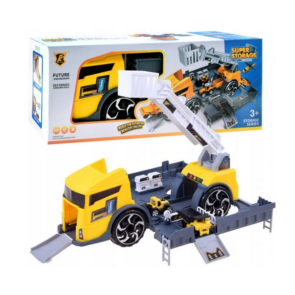 Toy Trailer with P905-A Container and Crane