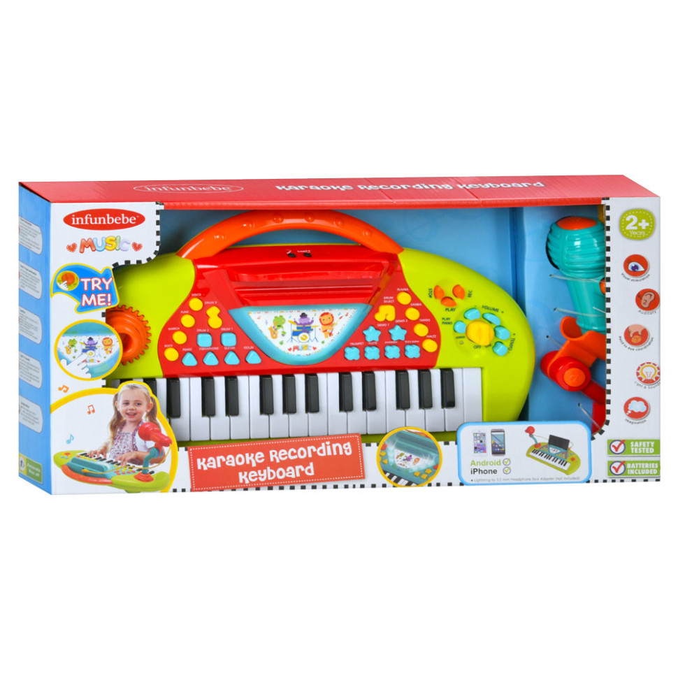 Children's piano LML7710 (Red) with microphone