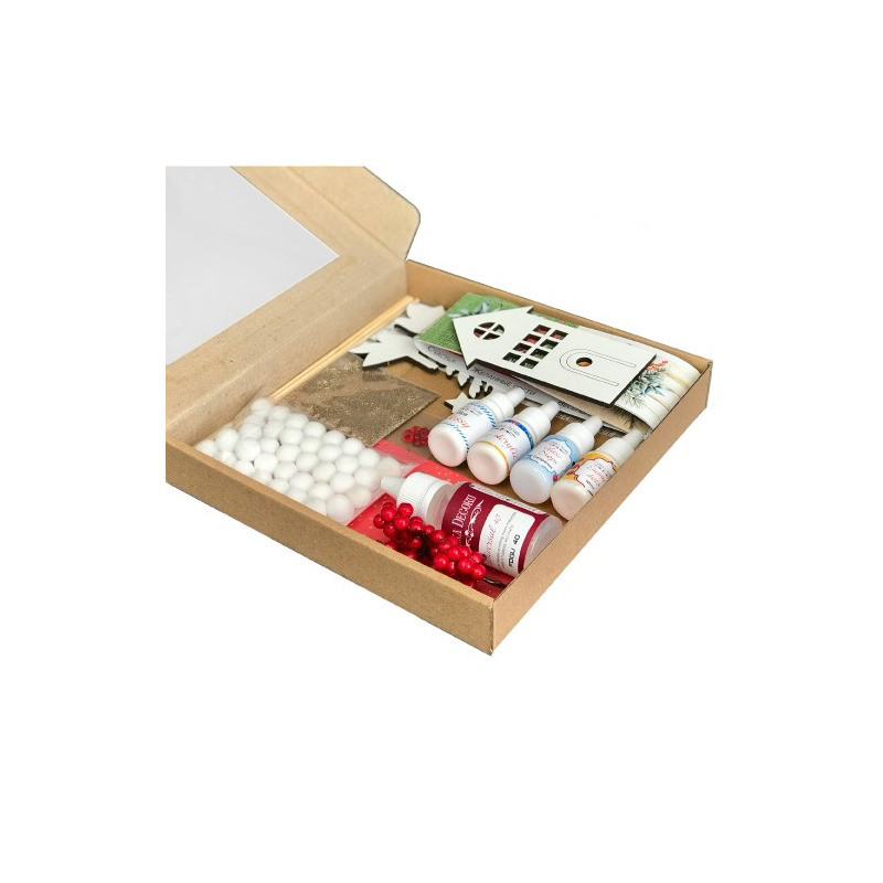 Cozy Christmas Card Making Kit FDGCK-040, 10x15 cm, 5 pcs. Cozy Christmas Card Making Kit FDGCK-040, 10x15 cm, 5 pcs.