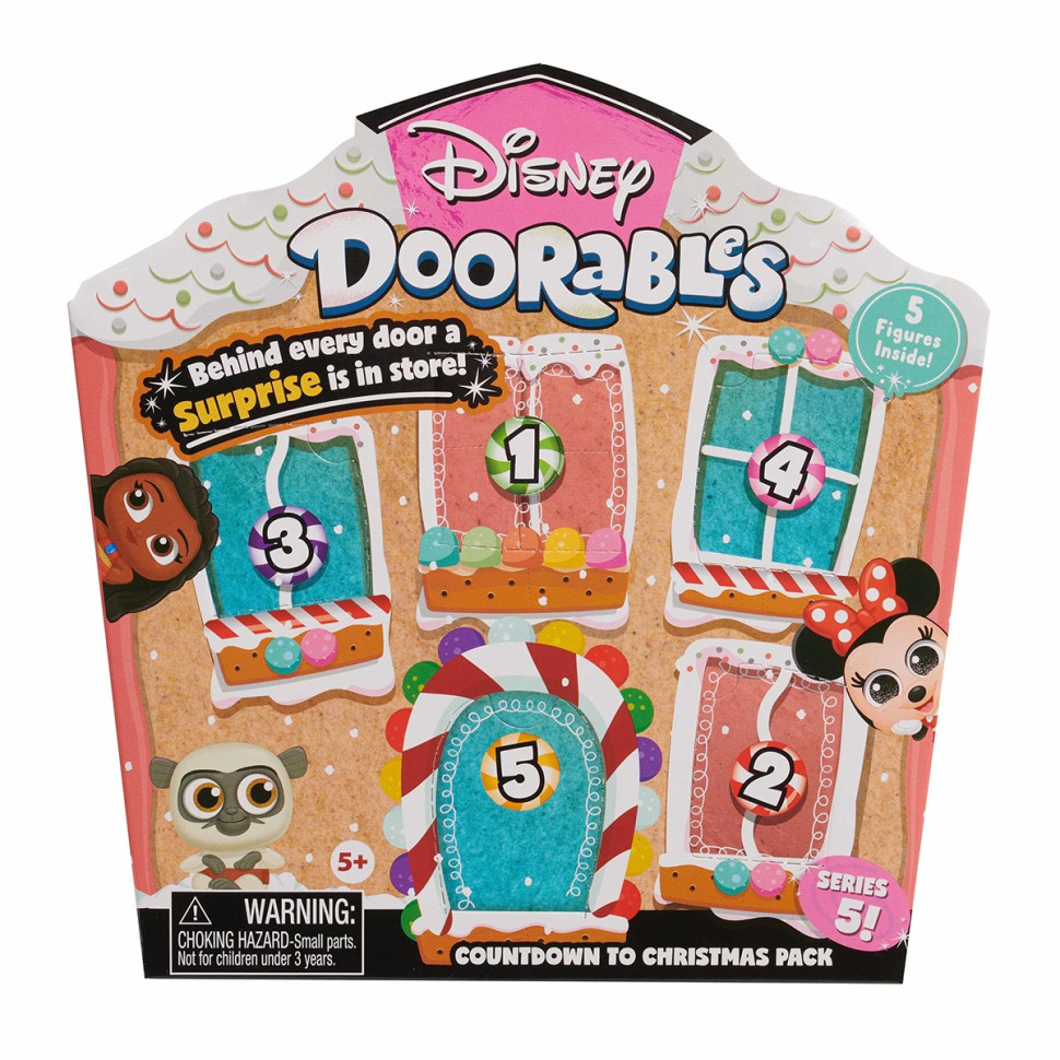 Игровой набор "Большой праздничный домик" Disney Doorables 44637, 5 фигурок Игровой набор "Большой праздничный домик" Disney Doorables 44637, 5 фигурок