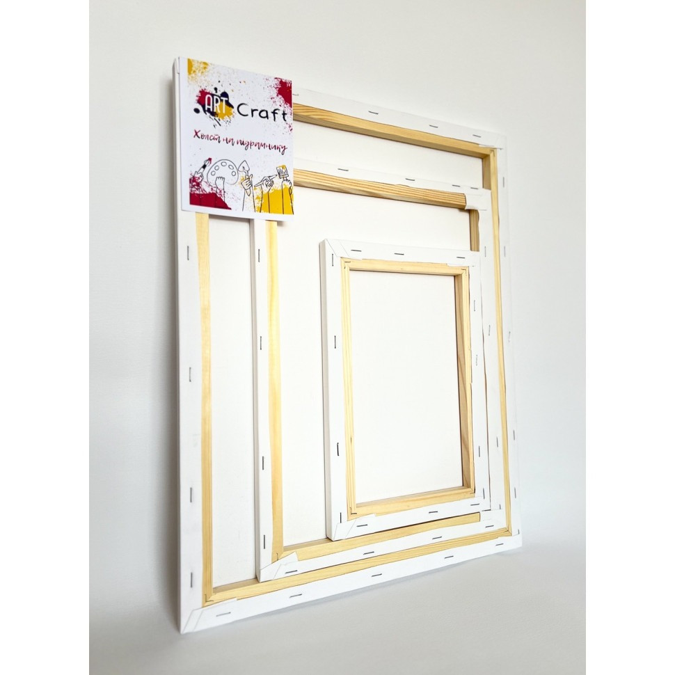Set of canvases on stretcher 17032, 3 pcs 40x50, 30x40, 20x30 cm