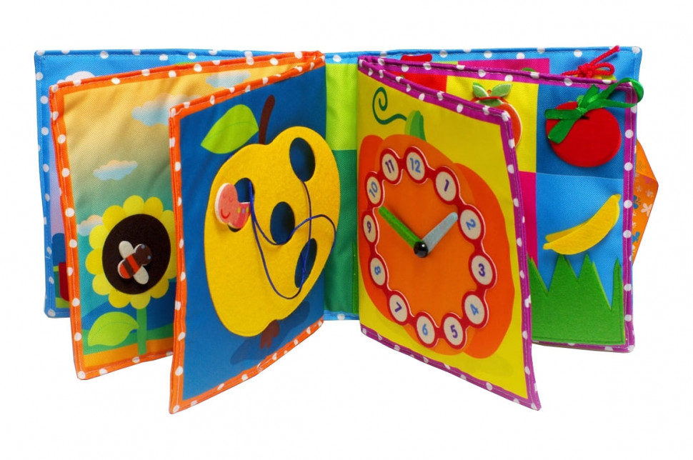 Textile developmental book for babies "Sunny" 403686