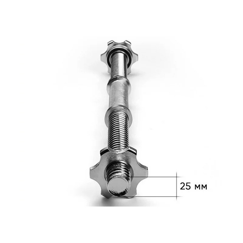Dumbbell bar EasyFit EF-8047, 50 cm, Ø 25 mm, chrome plated Dumbbell bar EasyFit EF-8047, 50 cm, Ø 25 mm, chrome plated