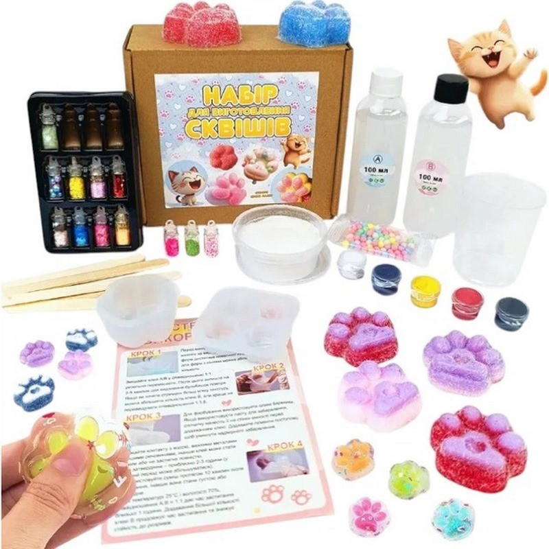 Anti-stress squishy making kit "Taba Paws" SL-001