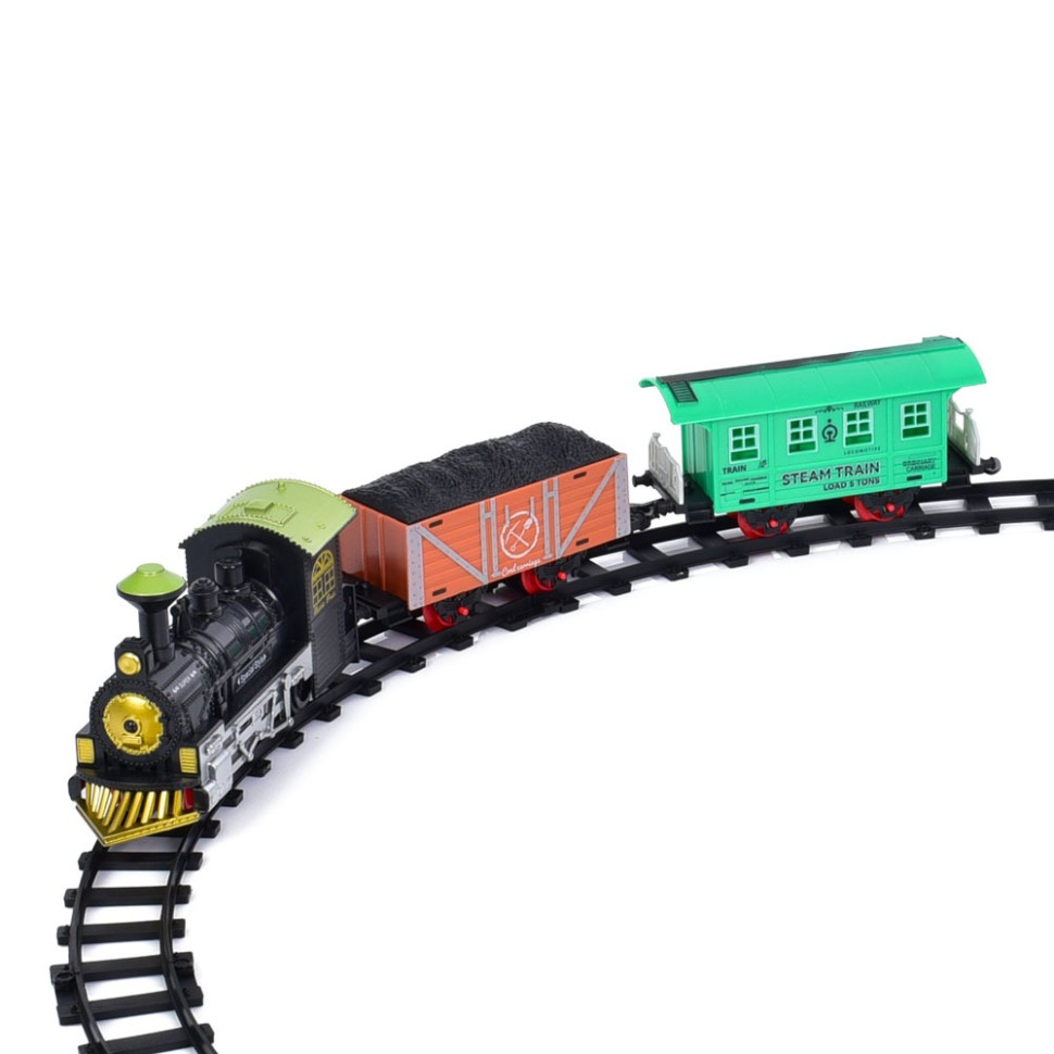 Children's play set "Railway" TL47 locomotive, two cars Children's play set "Railway" TL47 locomotive, two cars