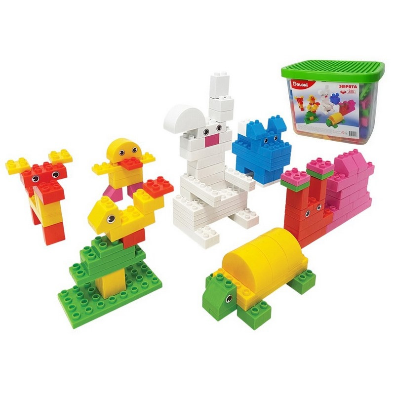 Constructor "Beasties" 013888/05 in a plastic box, 266 parts Constructor "Beasties" 013888/05 in a plastic box, 266 parts
