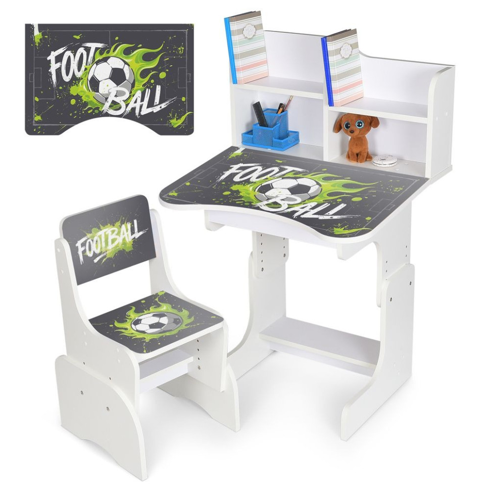 Children's desk N 2071-31-1 height 3 positions, with chair