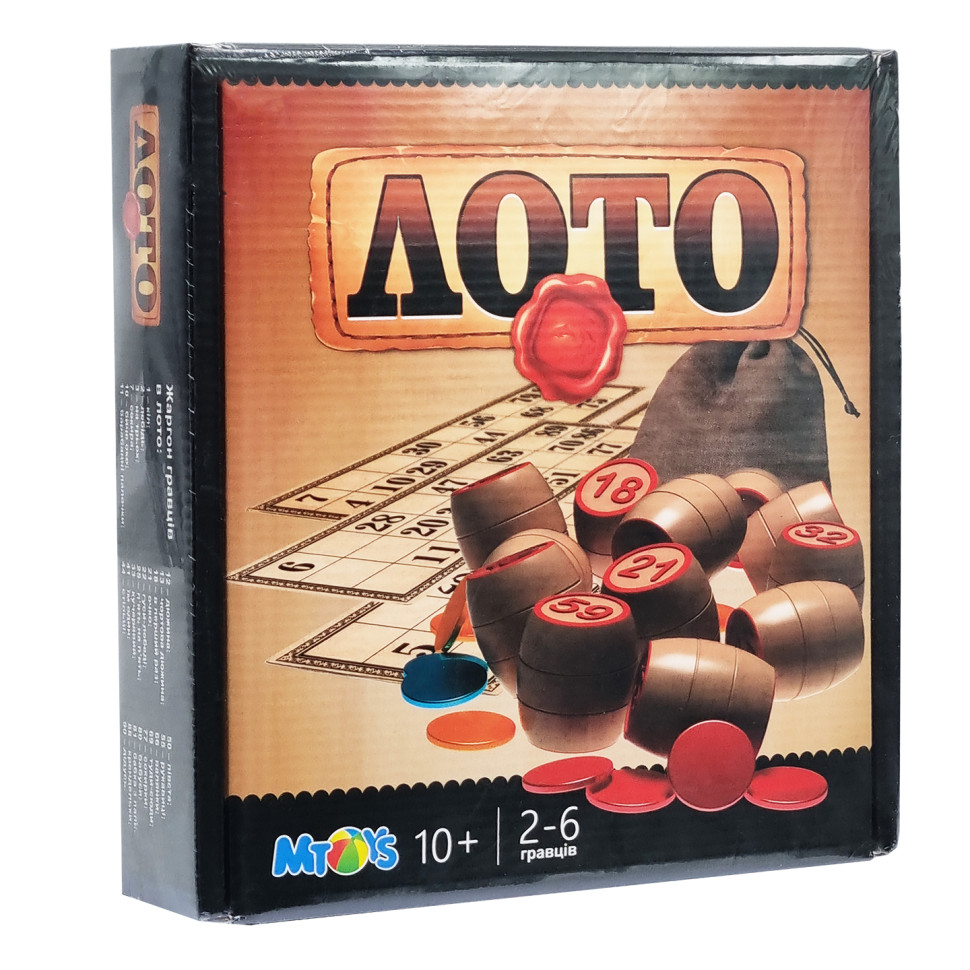 Board game "Lotto" L0001, from 10 years old