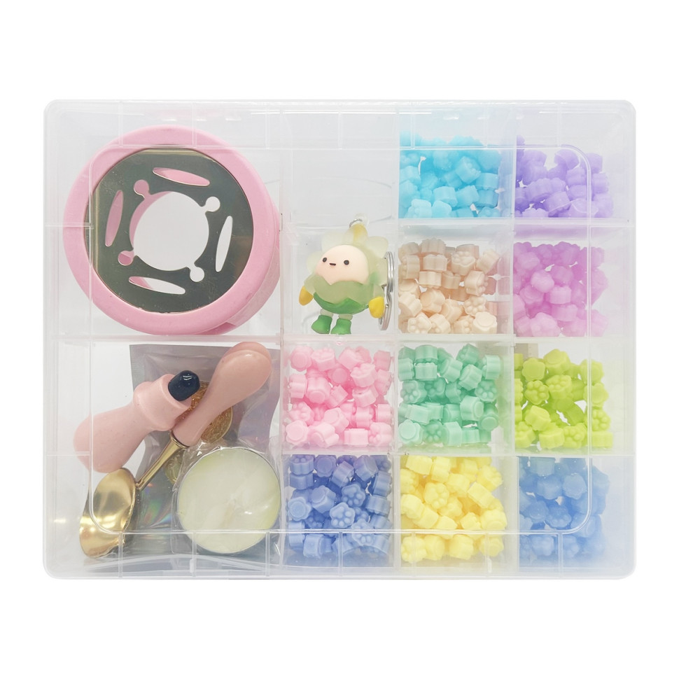 Wax Stamp Creativity Kit C712-5-4, 10 Colors