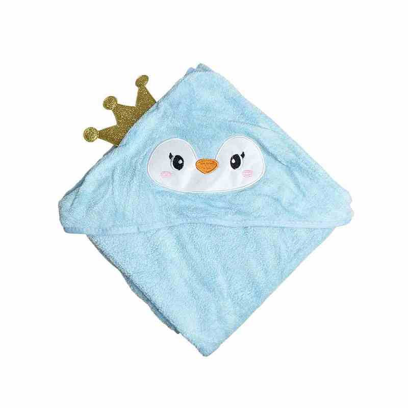 Baby towel with hood MGZ-0640(Blue) size 80x80 cm
