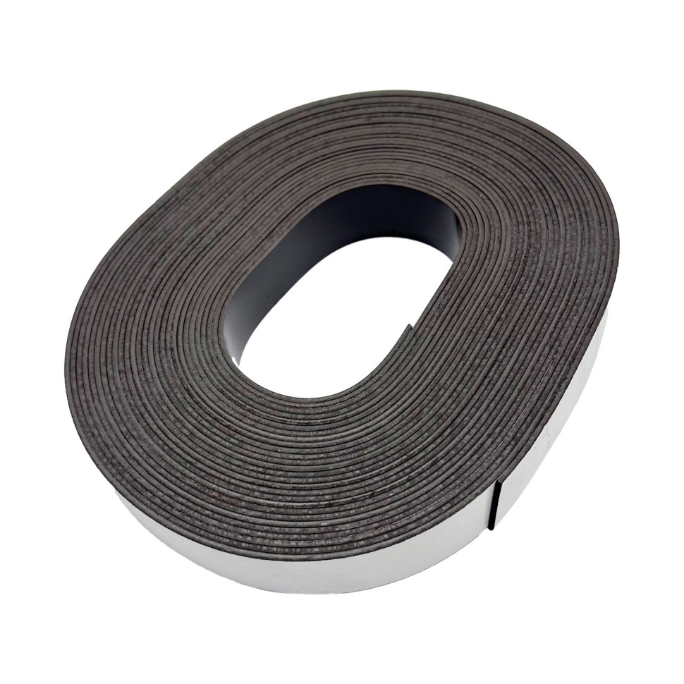 Magnetic vinyl with adhesive layer MVK 25x1.5 size 25x1.5 mm, 10.5 meters
