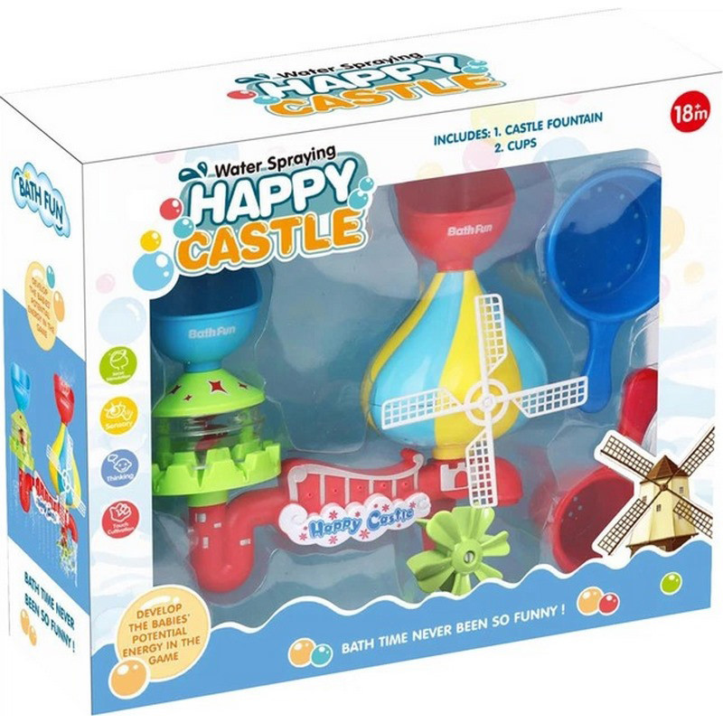 Bathing toy "Happy castle" 9911-UM, with suction cups
