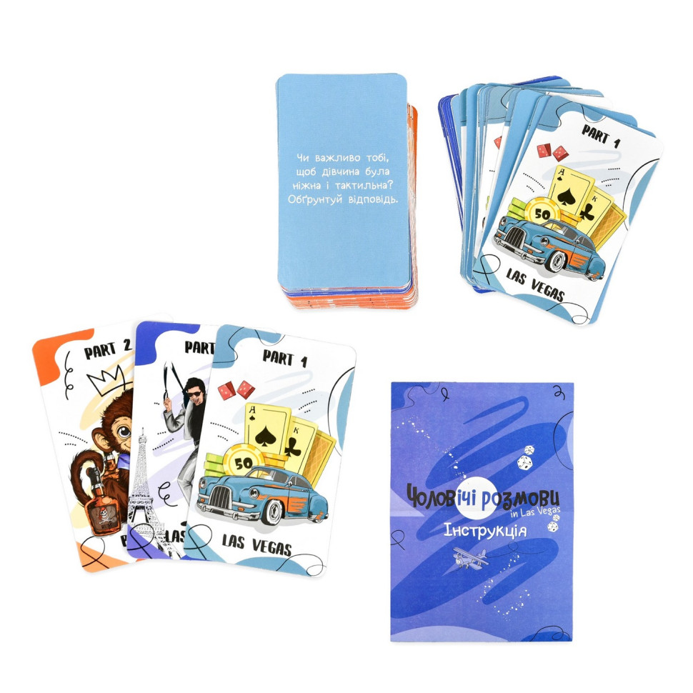 Card Game Men's Conversations 30673 cards 108 pieces