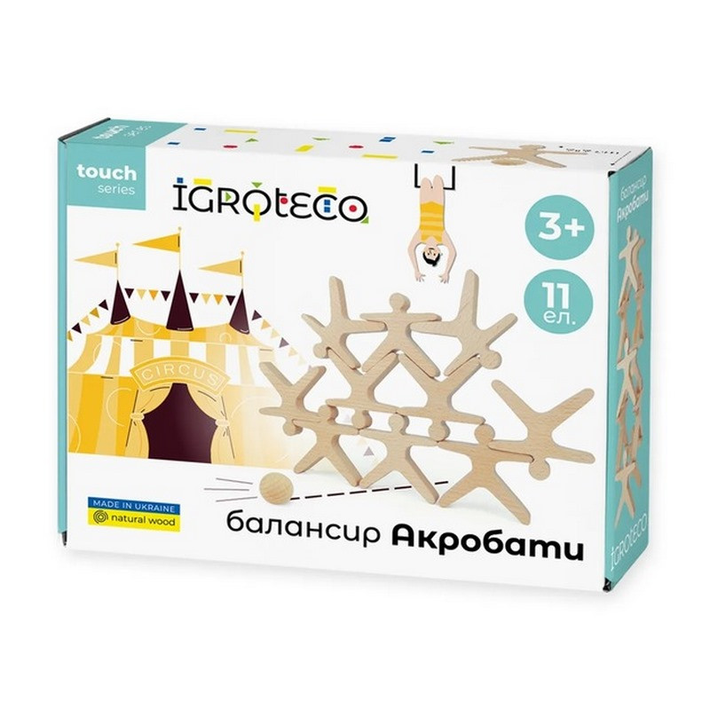 Children's educational game balancer "Acrobats" 900491, 11 elements