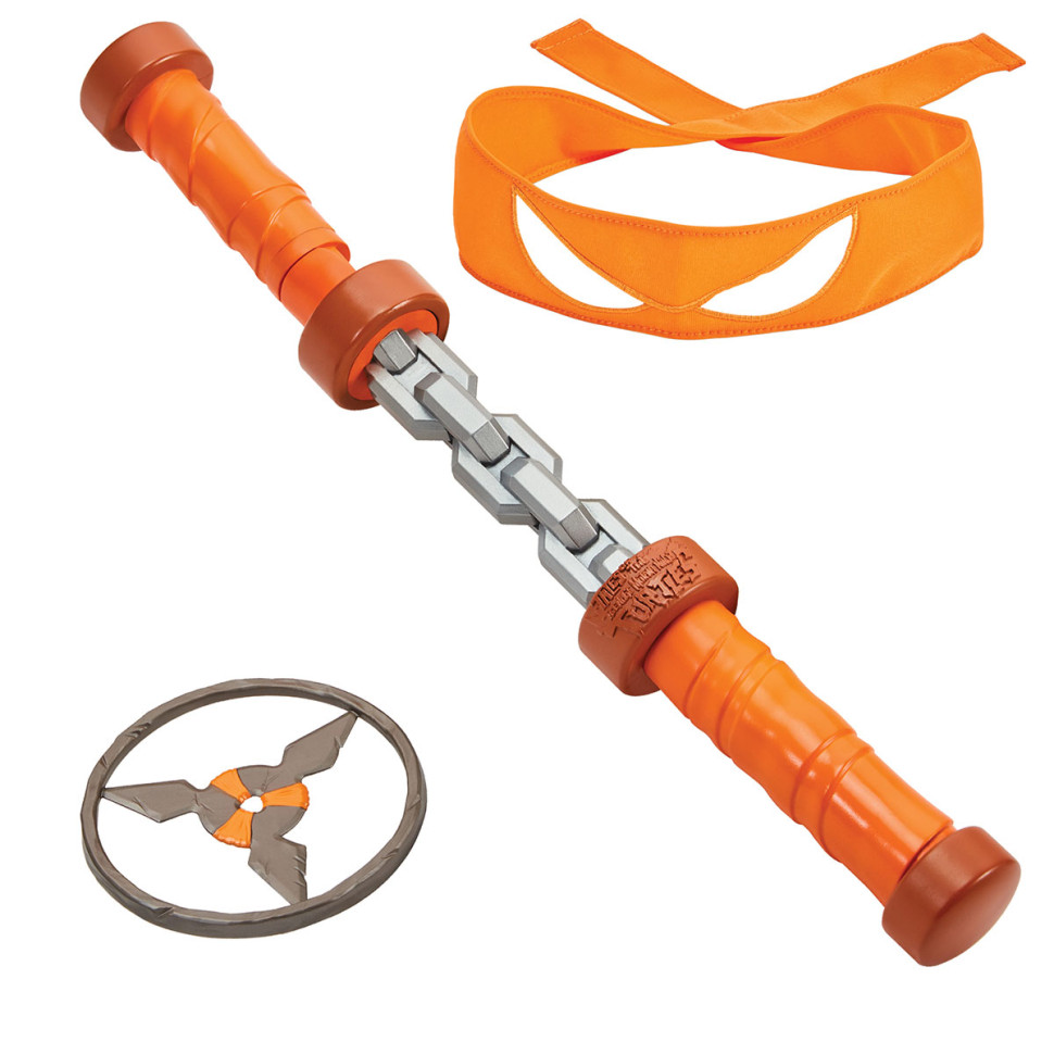 Playset "Michelangelo Nunchaku Spinning Strike" 84268 "Teenage Mutant Ninja Turtles MOVIE III" W3 Playset "Michelangelo Nunchaku Spinning Strike" 84268 "Teenage Mutant Ninja Turtles MOVIE III" W3