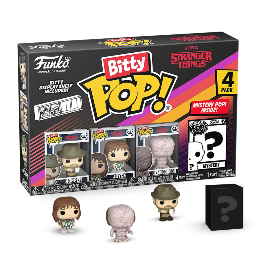 Hopper Bitty POP! 83664 Stranger Things Action Figure Set