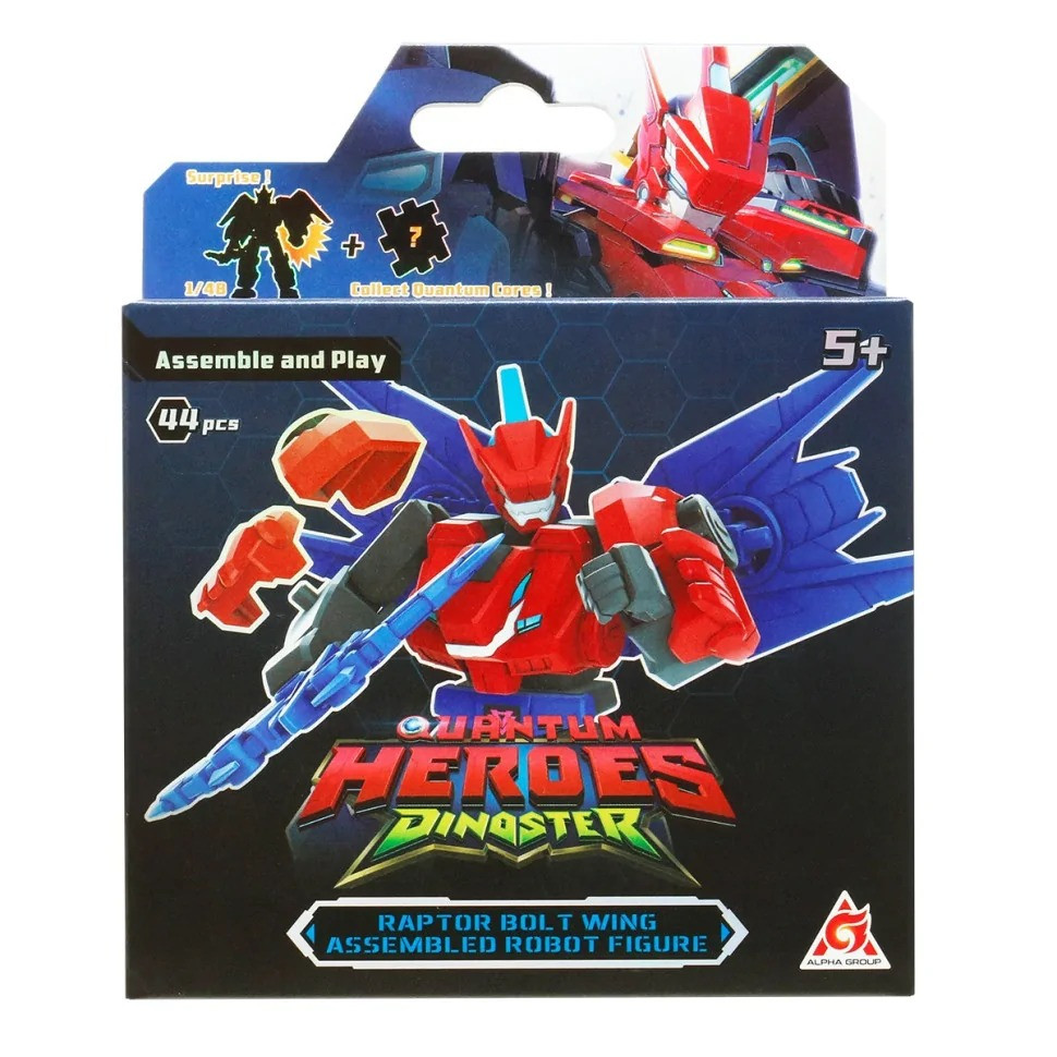 Children's robot constructor "Raptor Bolt Wing" Dinoster EU580881A-6, 45 parts Children's robot constructor "Raptor Bolt Wing" Dinoster EU580881A-6, 45 parts