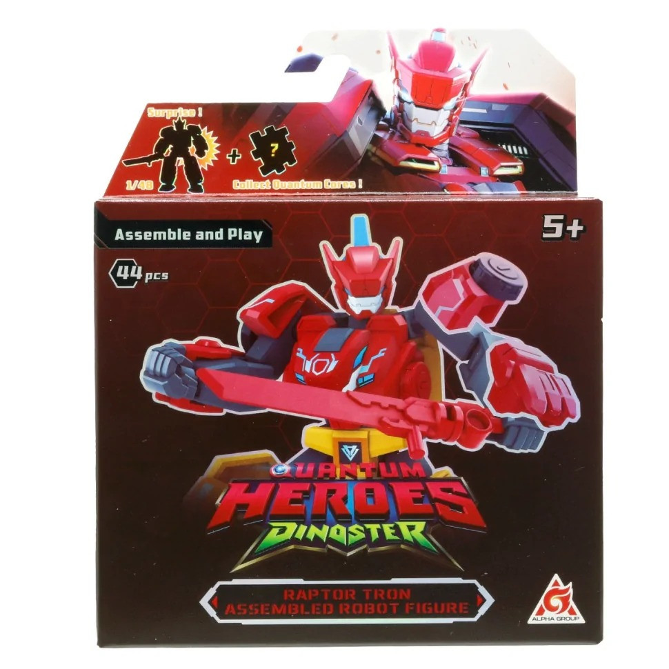 Children's robot constructor "Raptor Tron" Dinoster EU580881A-1, 45 parts Children's robot constructor "Raptor Tron" Dinoster EU580881A-1, 45 parts