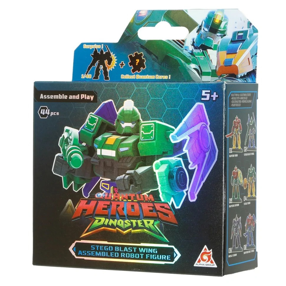 Children's robot constructor "Stego Blast Wing" Dinoster EU580881A-2, 45 parts