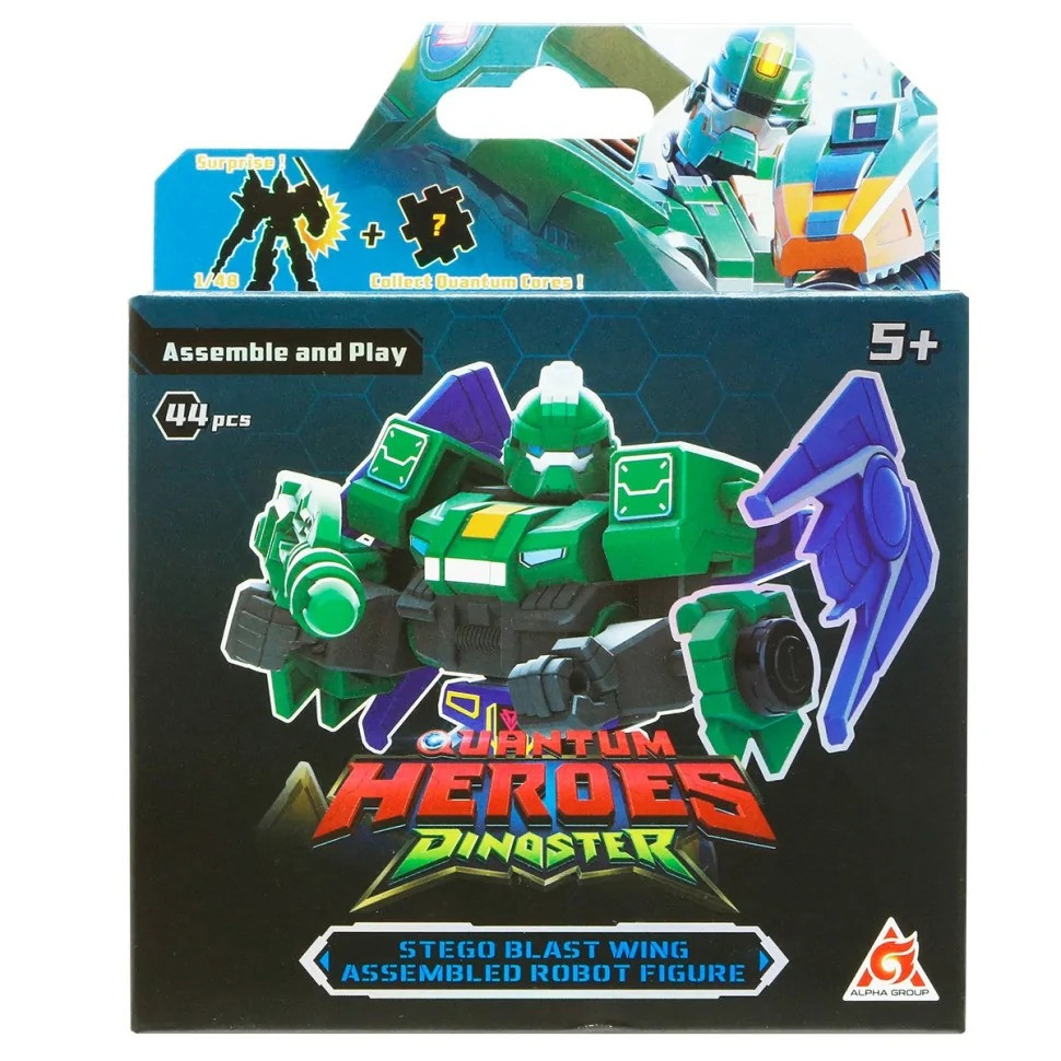 Children's robot constructor "Stego Blast Wing" Dinoster EU580881A-2, 45 parts Children's robot constructor "Stego Blast Wing" Dinoster EU580881A-2, 45 parts