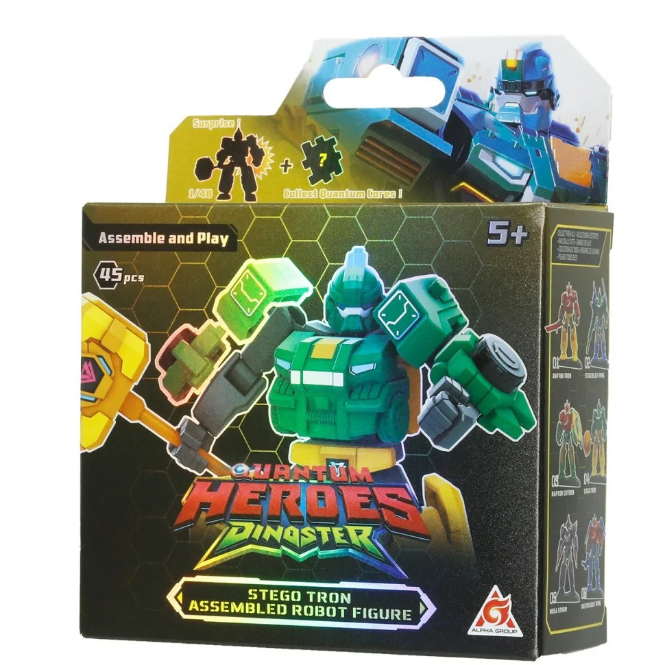 Children's robot construction set "Stego Tron" Dinoster EU580881A-4, 45 parts