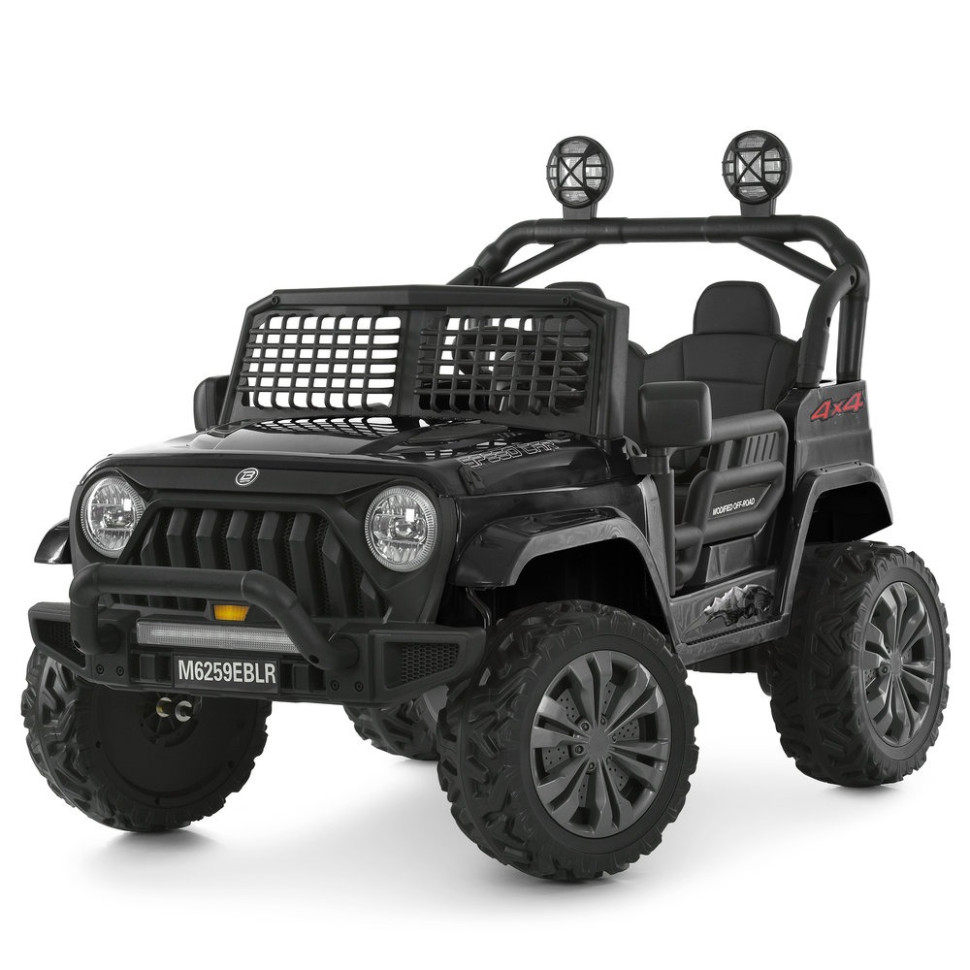 Дитячий електромобіль Jeep M 6259EBLR-2 (24V) вагою до 50 кг