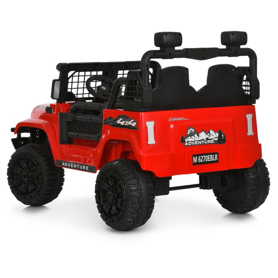 Дитячий електромобіль Jeep M 6270EBLR-3(24V) вагою до 20 кг Дитячий електромобіль Jeep M 6270EBLR-3(24V) вагою до 20 кг