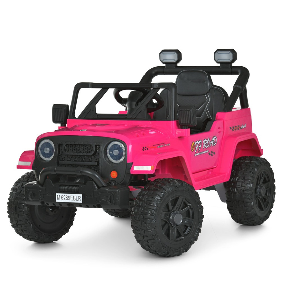 Дитячий електромобіль Jeep M 6289EBLR-8 вагою до 30 кг