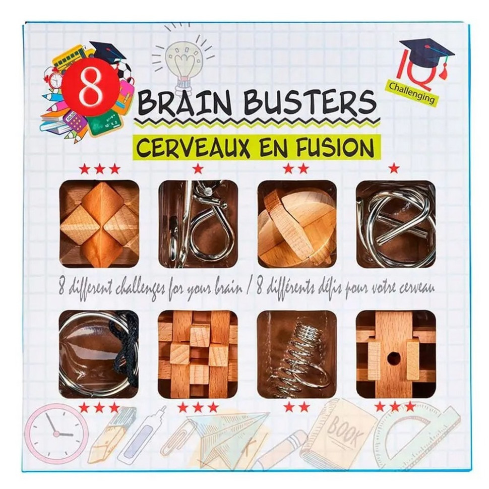 Brain Busters Cerveaux en Fusion Eureka 3D Puzzle Set 473360