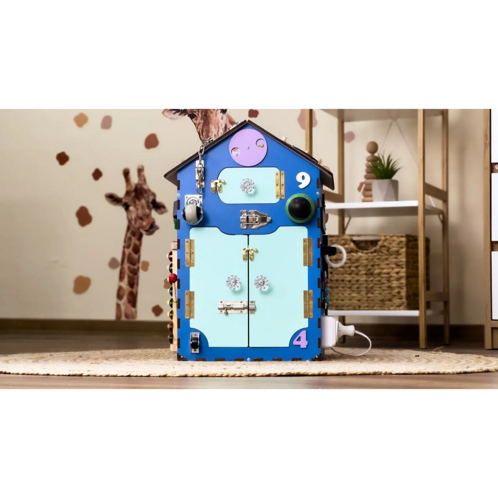Educational toy Busycube "House" TG200222 blue, 55x30x30 cm Educational toy Busycube "House" TG200222 blue, 55x30x30 cm