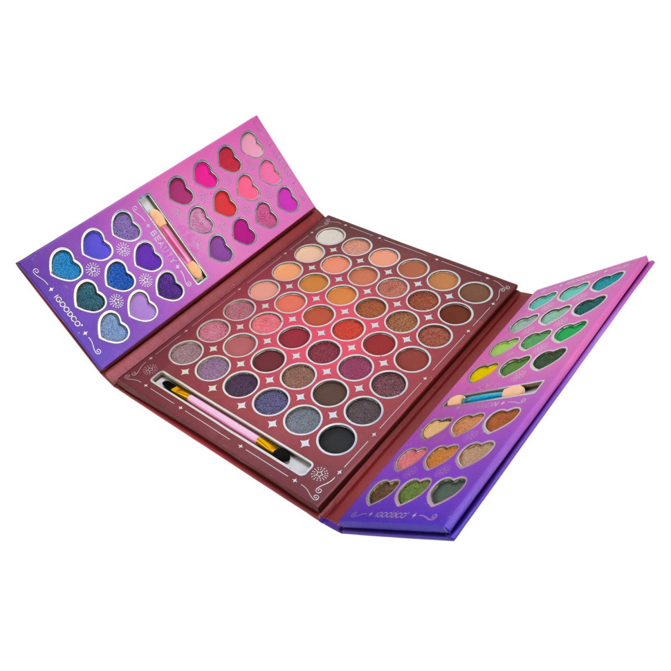 Baby Eyeshadow Palette IG3078 84 Colors Brush Applicators