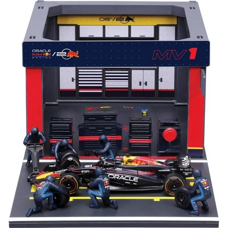 Formula One Game Pack "Pit Pass Oracle red bull racing" Bburago 18-38453 (#1)