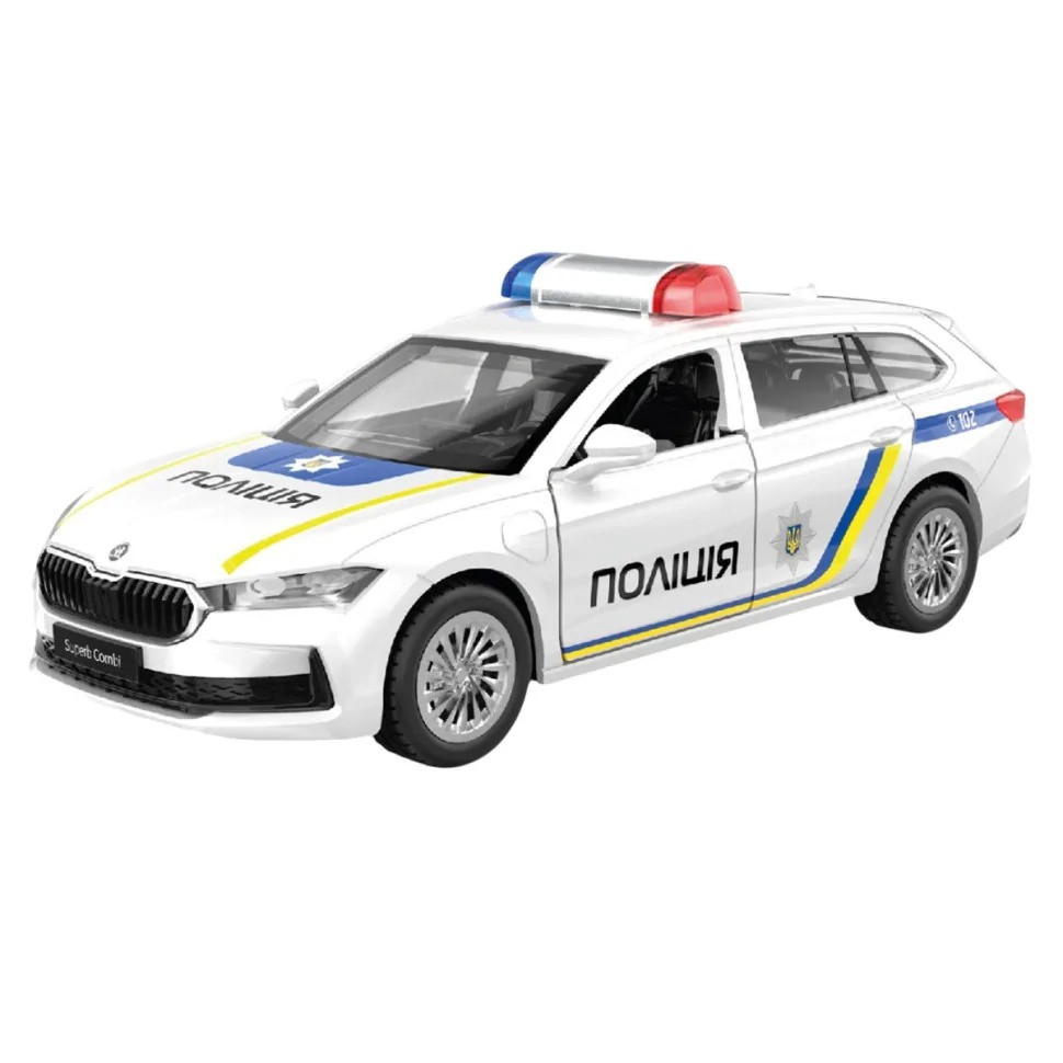 Children's car model "Skoda superb police" TechnoDrive 250947 scale 1:43