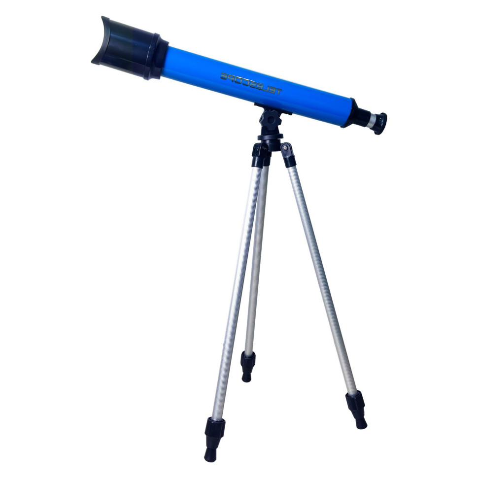 Children's toy "Telescope" 6609A(Blue) blue, tripod 57 cm