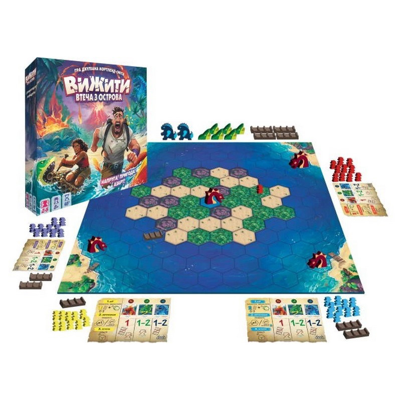 Board game "Survive: Escape from the Island" ZYGSTI01UA 50 adventurer's chips Board game "Survive: Escape from the Island" ZYGSTI01UA 50 adventurer's chips